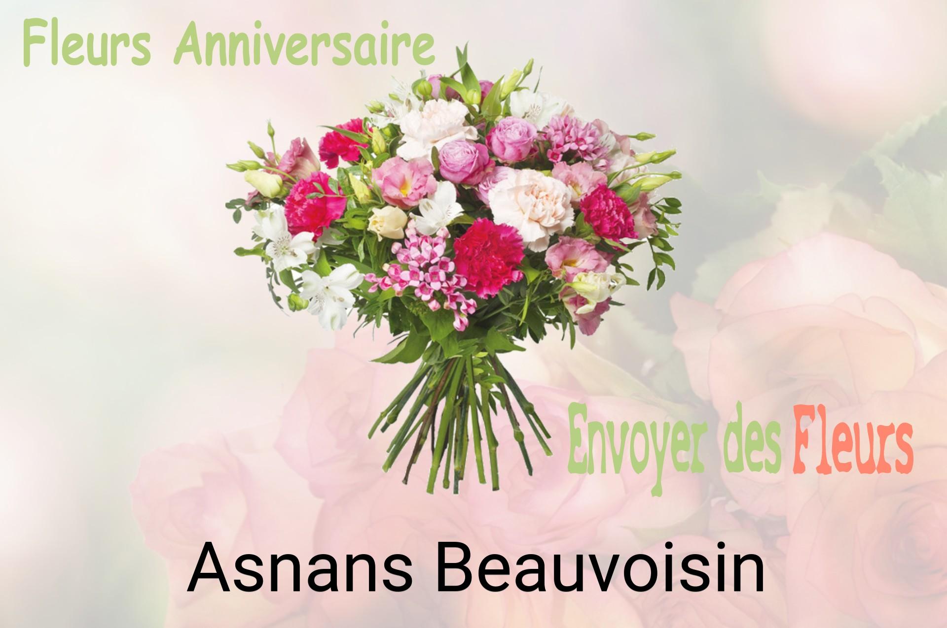 Bouquet de fleurs d’anniversaire livré à Asnans-Beauvoisin